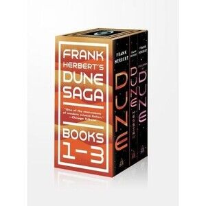 Frank Herbert’s Dune Saga 3-Book Boxed Set Sci-Fi Paperback Collection